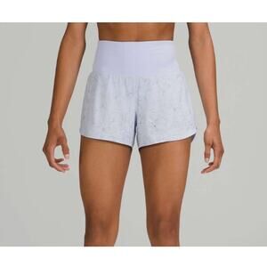 Lululemon Speed Up High Rise Shorts 4in Womens 10 Pastel Lavender EUC